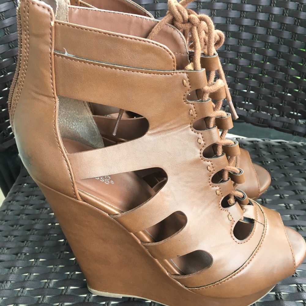 Peep Toe Wedges
